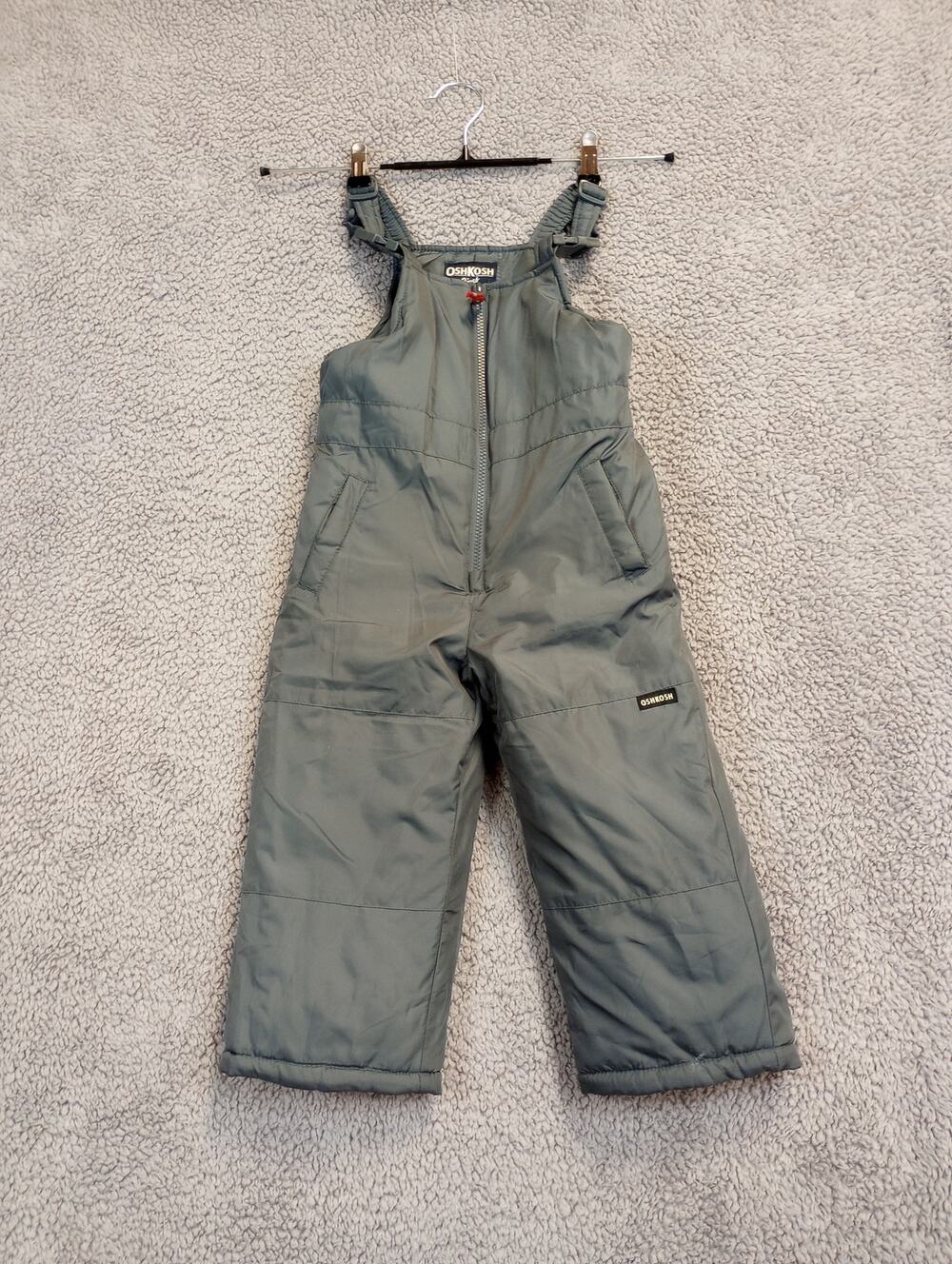 Osh Kosh Ski Bib 4T Olive Green Ski Gear (0966)